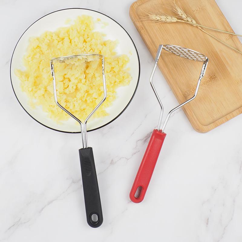 Stainless Steel Potato & Sweet Potato Masher and Garlic Press