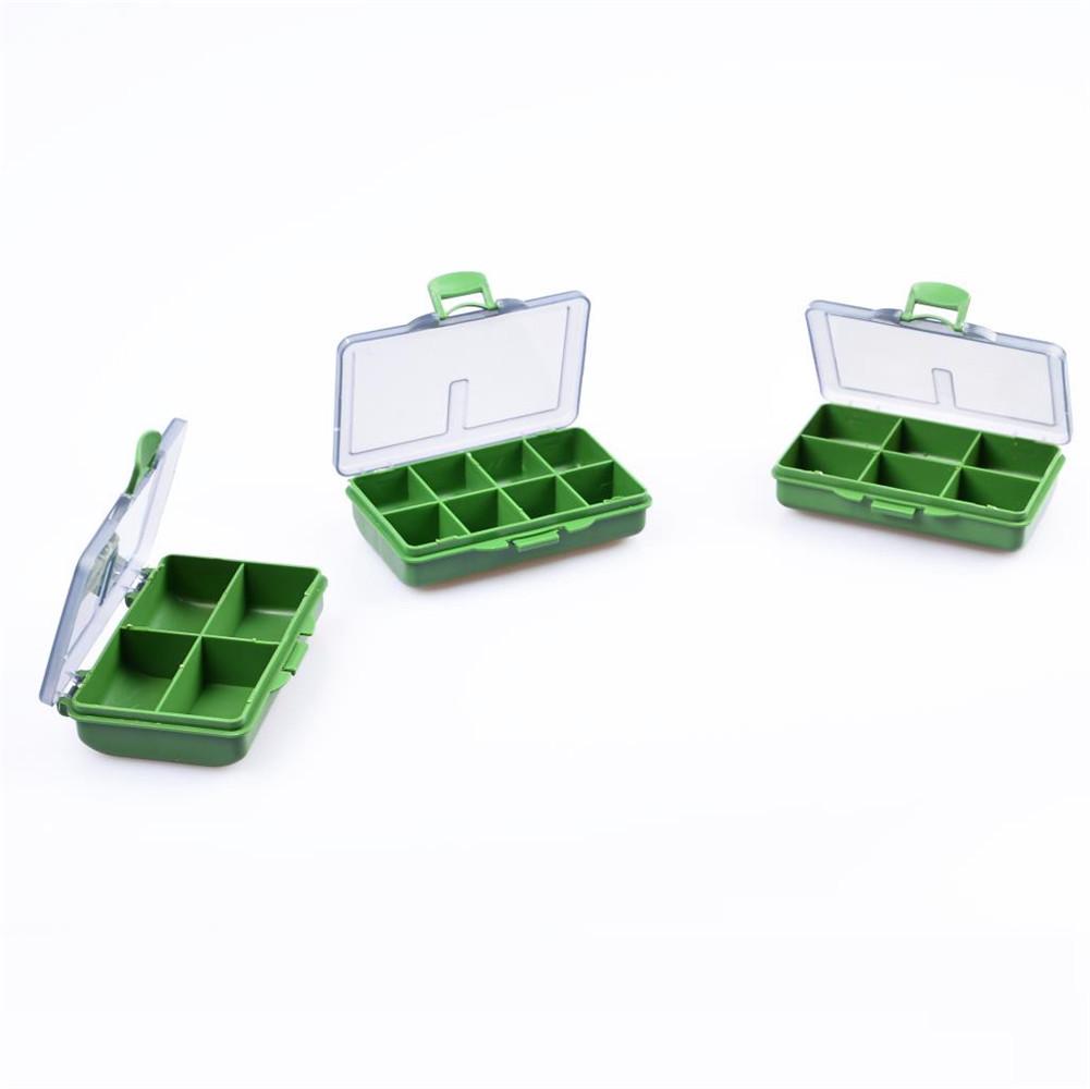 Storage  Box Multi-cell Multi-functional Pe Plastic Transparent Visible Lid Fishing Storage Accessories