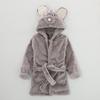 Toddler Baby Boys Girls Cute Cartoon Plush Receiving Blanket Cloak Wrap Bathrobe