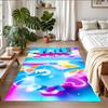 Anti‑Slip Crystal Velvet Floor Rug, Fall Guys Design Carpet for Indoor Living Bedroom Home Decoration