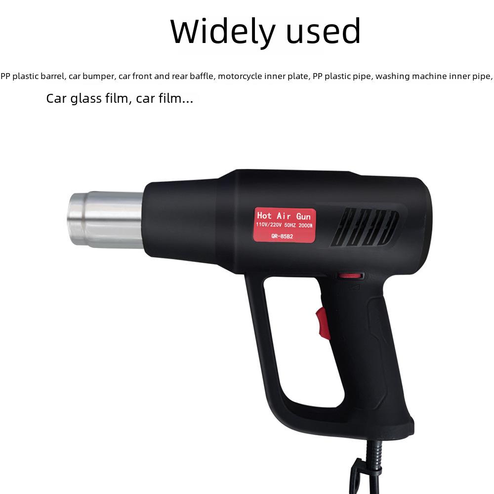 QR-85B2 2000W Hot Air Gun: Adjustable Two-Speed, Constant Temperature, Ideal for Drying & Car Film Baking