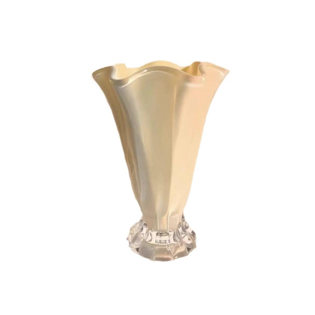Elegante Dopamin-Farbe Blumenvase: Ins-Stil, leicht zu kombinieren für die Wohnzimmergestaltung