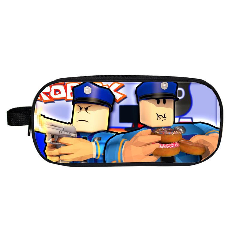 Roblox Cartoon Pencil Case For Boys And Girls With Durable Material**