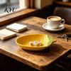 Coin Storage Container for Home Ceramic Mahjong Dice Tray, Carrot/Pineapple/Corn/Lemon/Pumpkin Shape, Decorative Gaming Desk Organizer Chips