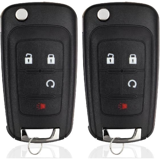 Car Key Fob Replacement Ignition Vehicles Compatible With 2010-2016 Chevy Equinox Sonic/ 2015-2016 Chevrolet Lmpala/ 2010-2016 GMC Terrain