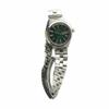 SEIKO Automatic Green Silver Watch 2206-0540, Dial, Calendar, Tone, Women's GY11/ MQ