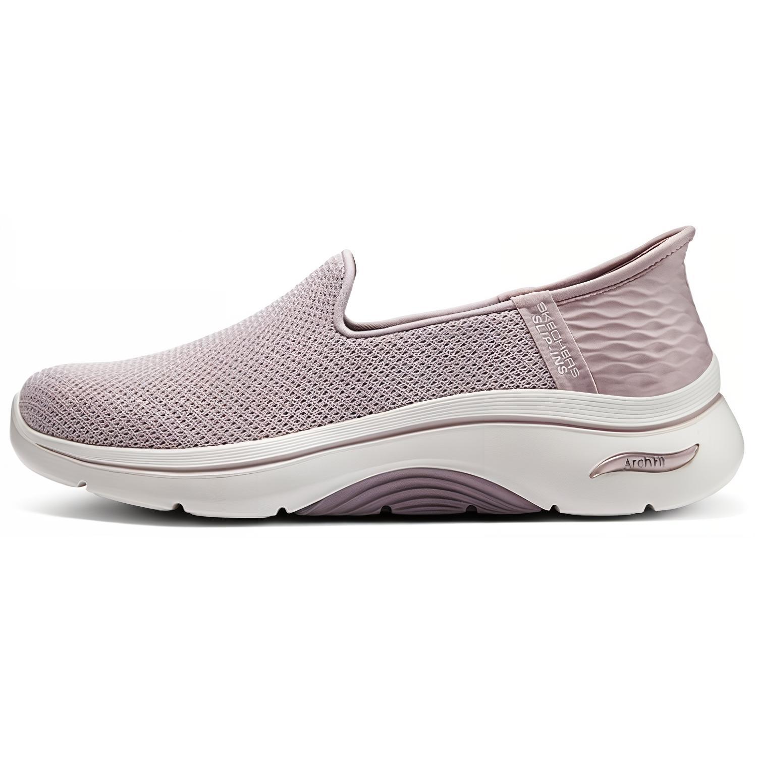 Skechers Удобные Универсальные Низкие Беговые Кроссовки Женские Кроссовки Розово-Розовые 125315-MVE 37.5