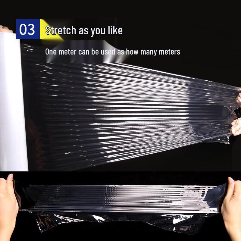 Bing Yao Heavy-Duty 50cm X 350m Stretch Wrap Film