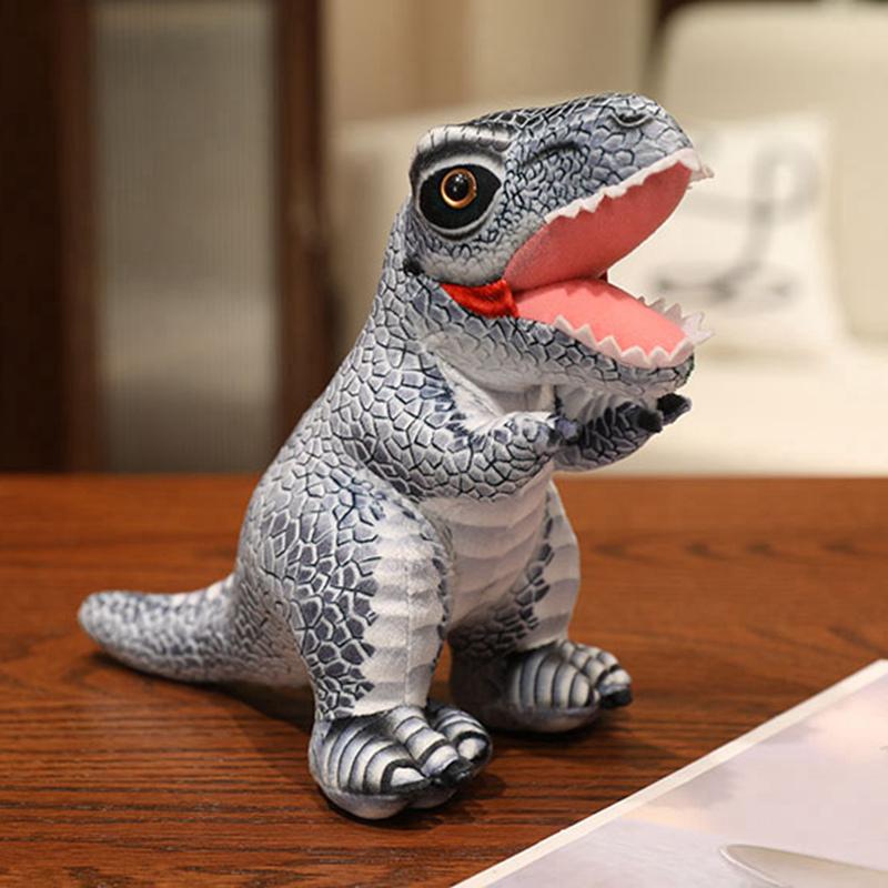 Simulation Dinosaur Plush Toy Lifelike Pterosaur Tyrannosaurus Rex Printed Fabric Posture Soft Animals Birthday Gifts for Boys