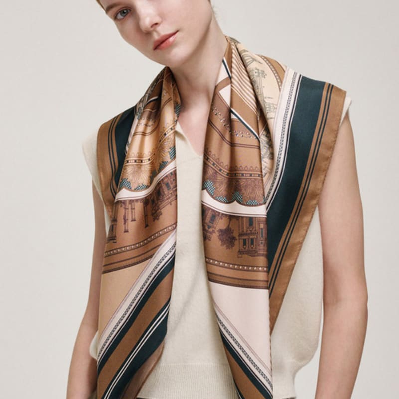 Saint Luxure Maeve Green Camel