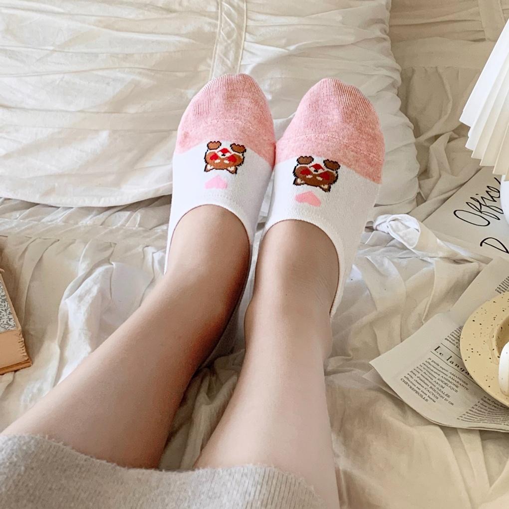 Women's Heart Chiba Socks/Fake Socks 10 Pairs