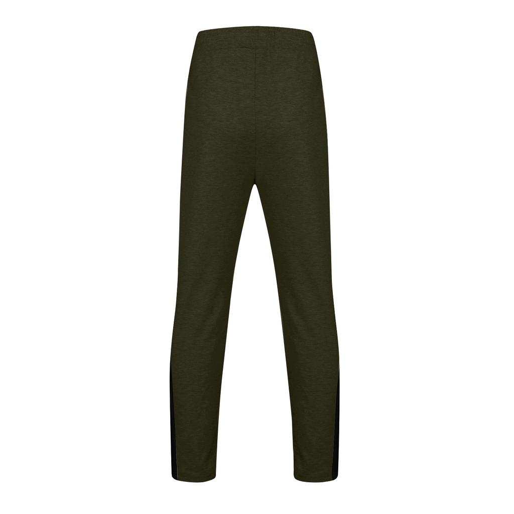 Men's Colorblock Zipper Trousers Men's Casual Fashion Trousers