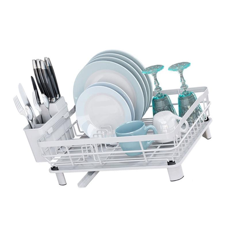 Dish Drying Rack Kitchen Utensils Drainer Rack Drainboard Dinnerware
