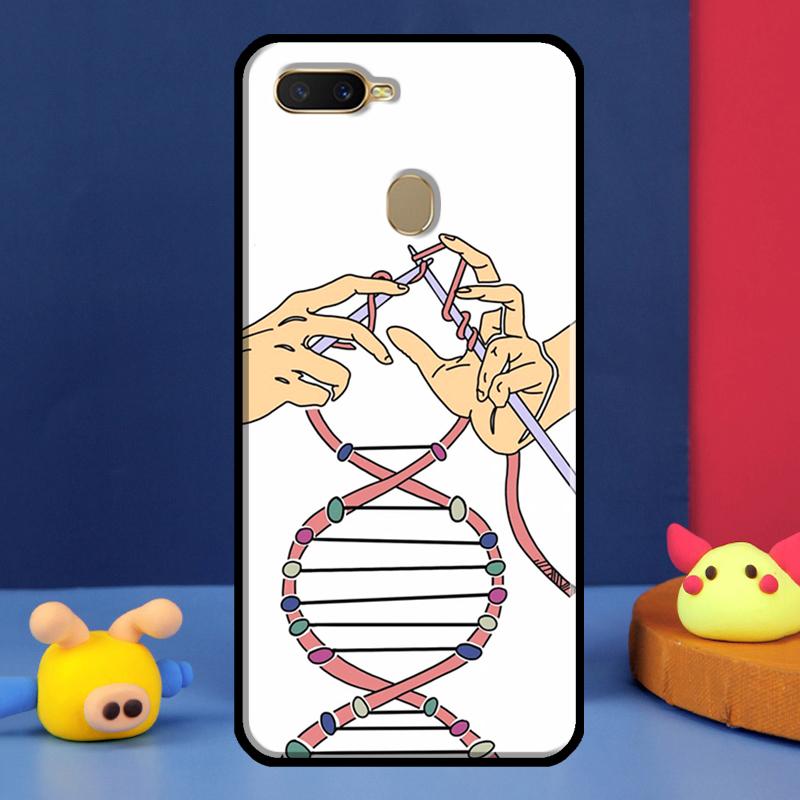 Science DNA Chemistry Case For Oppo A16 A76 A96 A58 A78 A98 A5 A9 A91 A15 A17 A77 A52 A72 A74 A94 A54S A57S Cover