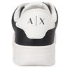 Armani Exchange Thick Sole Lace-Up Low-Top Sneakers Men Sneakers Black White XUX203XV805N814