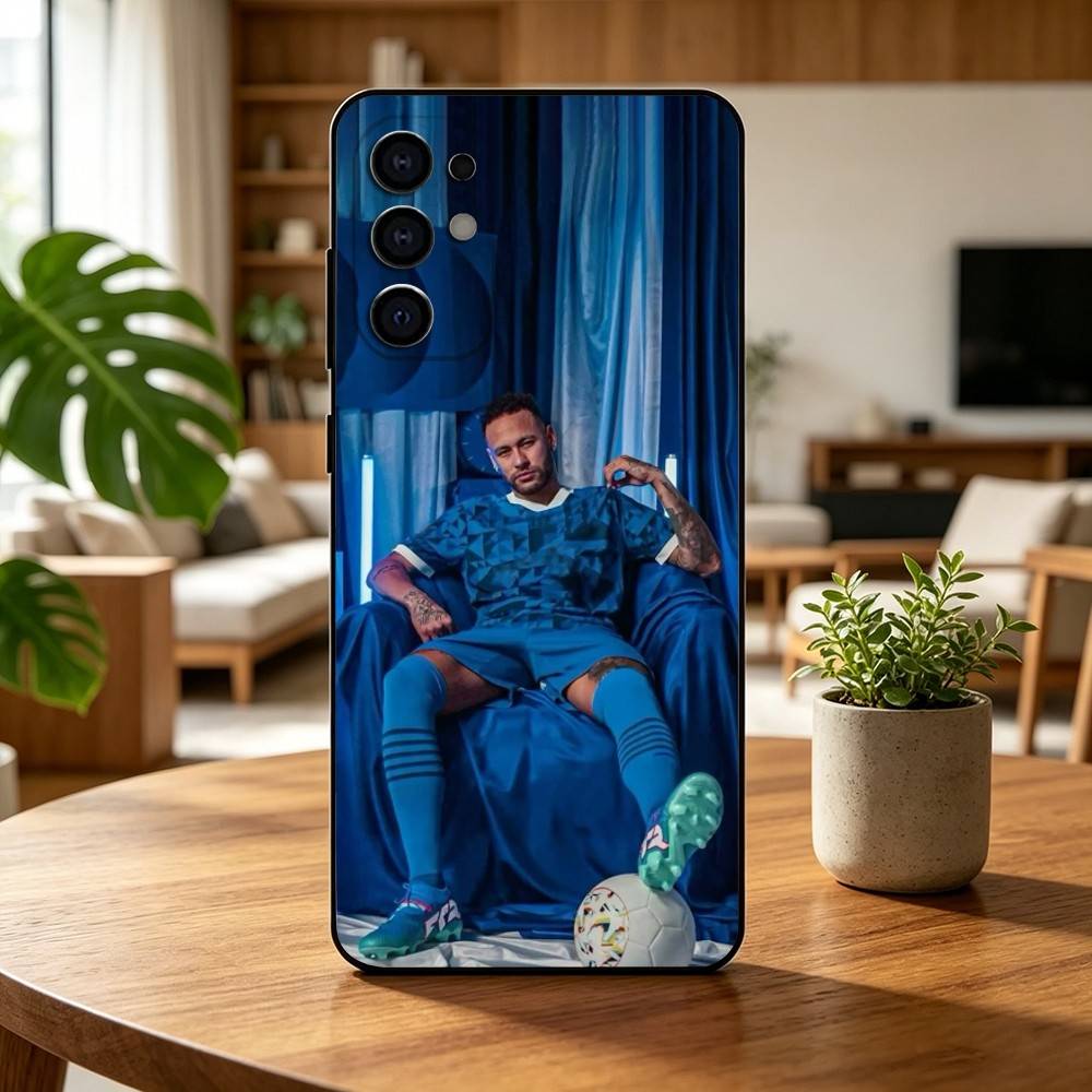 N-Neymar J-jr Fußball 10 Handyhülle Schwarzes Silikon Weich Für Samsung S25,S24,S21,S22,S23,S30,Ultra,S20,Plus,Fe,Lite