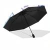 1pc Purin Cloud Dreams Automatic Opening/Closing Umbrella - Portable Three-Fold Design with 8-Bone Iron Frame, Perfect for Festivals, Travel, Daily Us