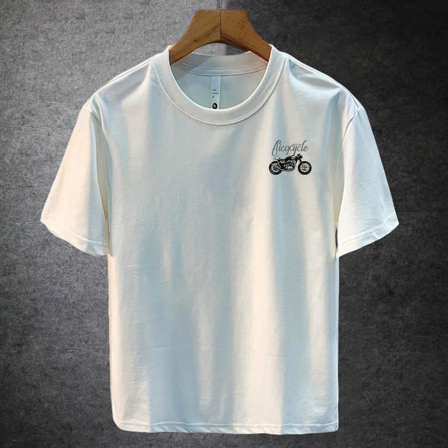 Baumwoll-Rundhals-Trendtops, modische und vielseitige Herren-T-Shirts, locker bedruckte Kurzarmshirts für Paare