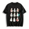 Halloween Medical Ghost Fun Print Casual Top Pure Cotton T-shirt