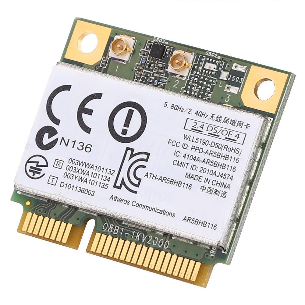 Wireless Card AR5BHB116 Dual Band 2.4G+5G AR9382 300M for Industrial Control Machine