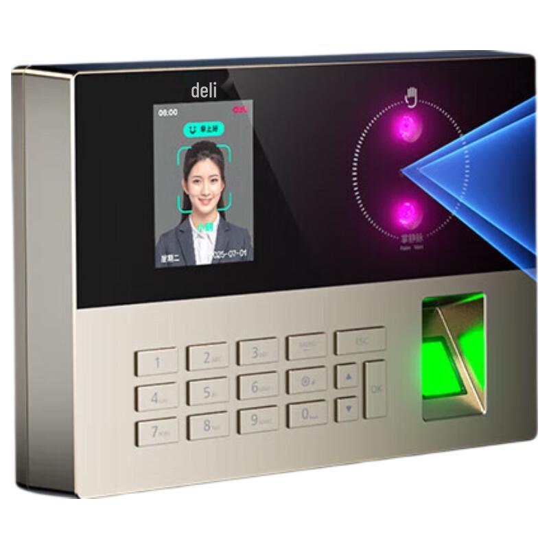 

Deli AH208C Biometric Time Attendance System CN plug (adapter included)