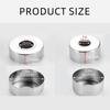 2Pcs Round Shower Faucet Cover Stainless Steel Faucet Decorative Cover Shower Raised Pipe Cover Easy To Install