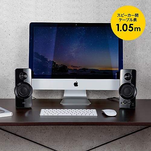 Sanwa Supply High-Power USB Powered Speaker MM-SPL19UBK