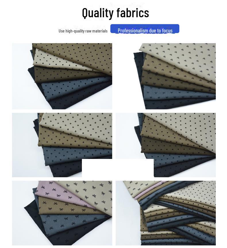 Casual Fashion Women's Fabric: Woven Solid Color Bow Heart Dot & Plum Blossom Flocking for Hair Accessories