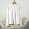 Women Bottoming Tops DE Velvet Self-Heating Thermal Top Half High Collar Long Sleeve Slim Fit Base Layer Shirt