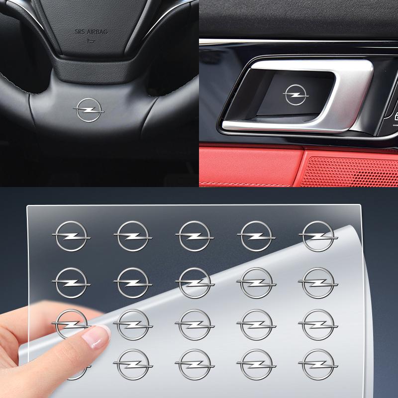 VKXG1 Car Random post Sticker Steering Wheel Decal Interior Decoration For Opel Opc Astra K Vivaro Corsa Zafira Insignia Mokka