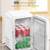 XIAXIN Dual-Use Portable Mini Fridge for Car and Home - Compact Dormitory Cooler with Semiconductor Refrigeration