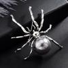 Neue Vintage Spinne Perle Brosche Pins Koreanische Mode Insekt Revers Pins Corsage Abzeichen Schmuck Geschenke Für Frauen Und Männer Zubehör