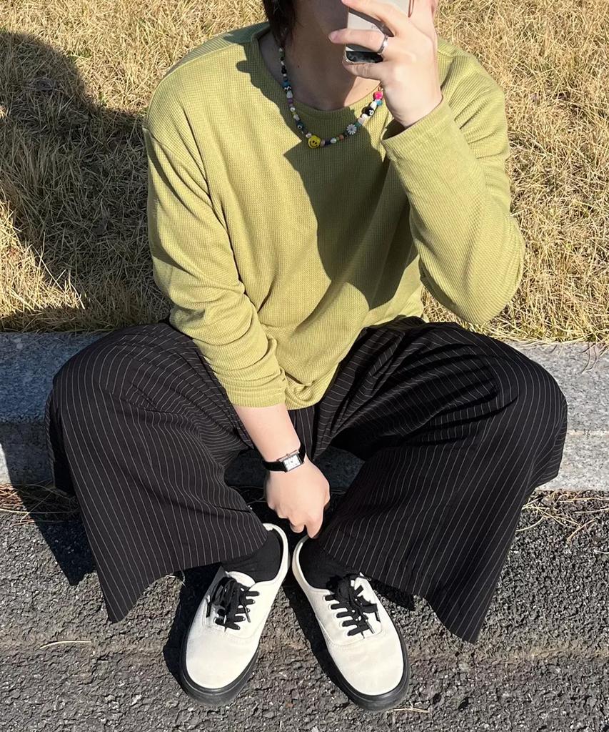 Nodeun Waffle Round Crop Long Sleeve - 5 Colors