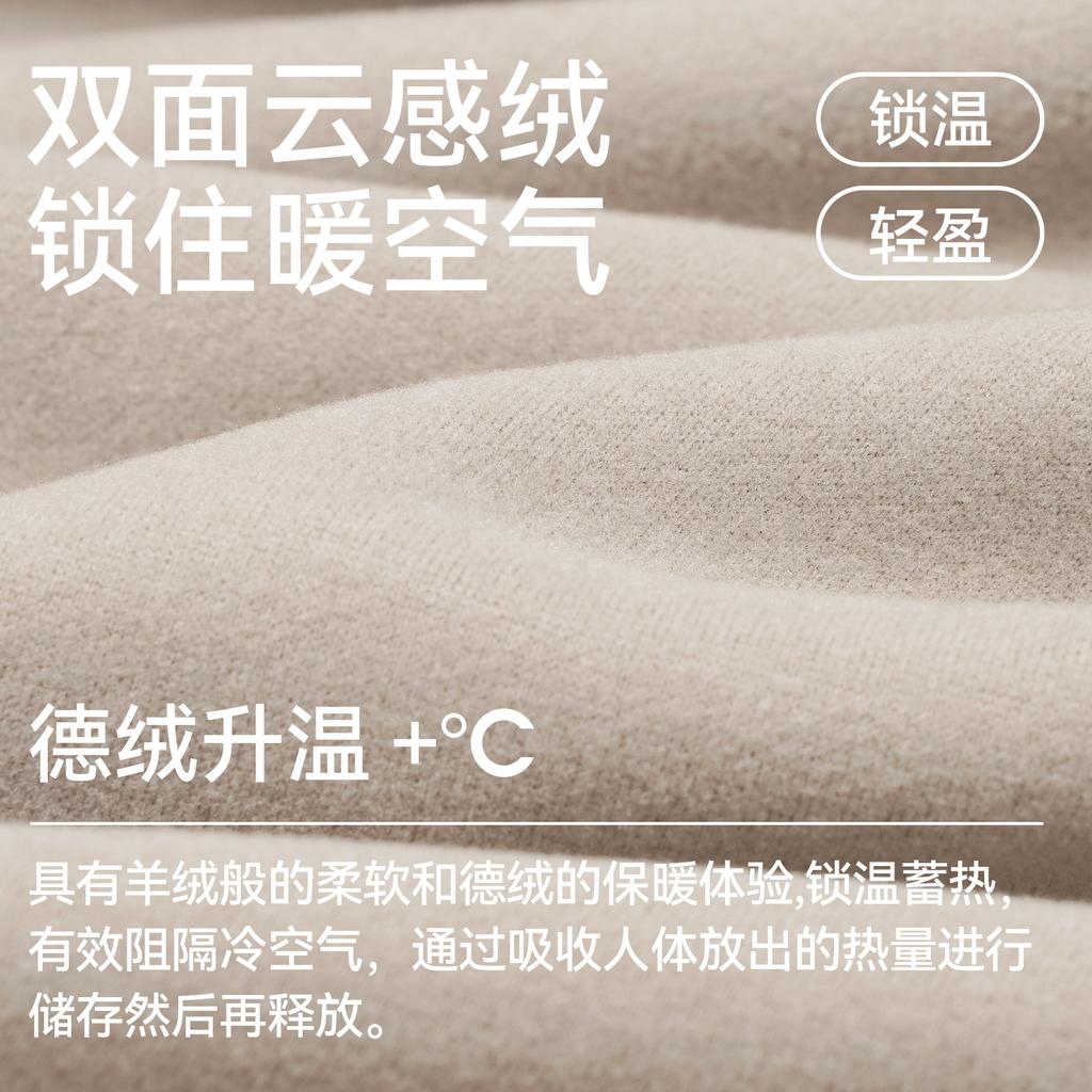 German Velvet Pajamas Women'S Autumn And Winter Thickened Warm Long-Sleeved Winter Thin Velvet High-End Loungewear Set