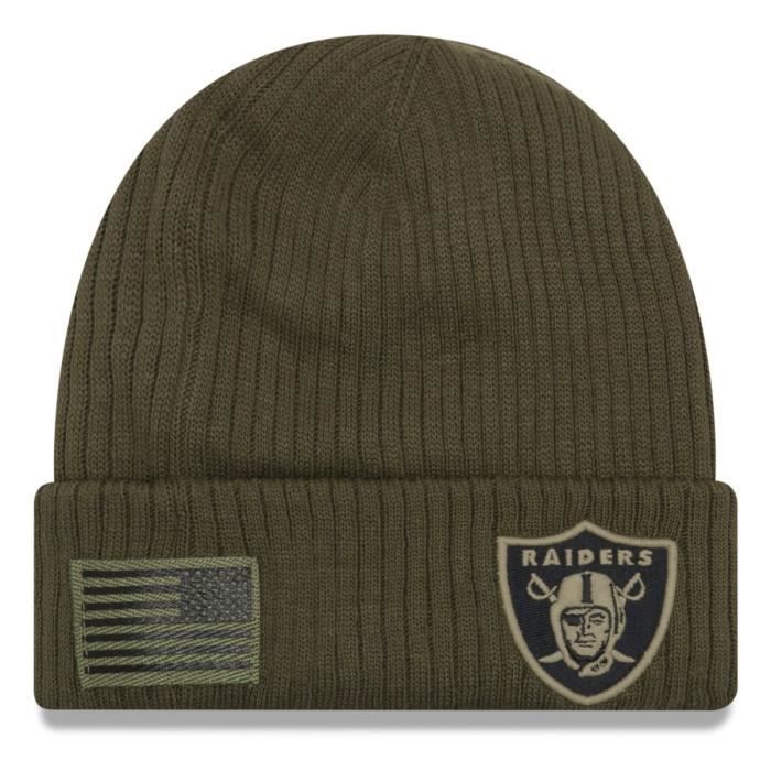 Hut - New Era - Salute to Service - Oakland Raiders - Winter - Camouflage - Fleece-Futter