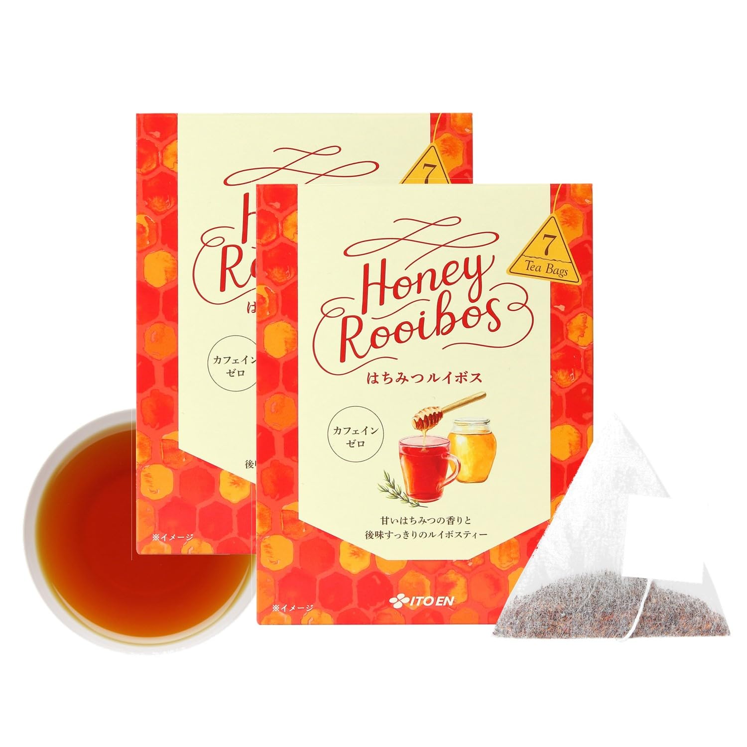 En Specialty Store Honey Rooibos Tea Bags 2g x 7 bags x 2 individually [Ito Official] boxes, wrapped, honey, caffeine-free