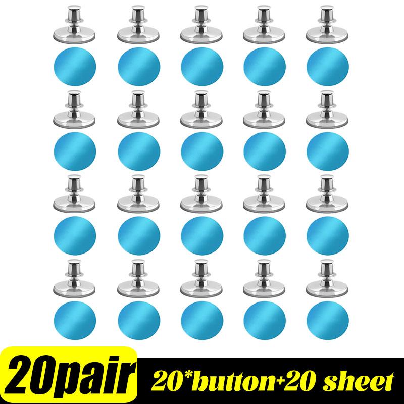 Metal Curtain Magnetic Closure Wall Mounted Magnetic Buckle Shower Curtain Magnet Clips Detachable Window Screen Fixed Fastener