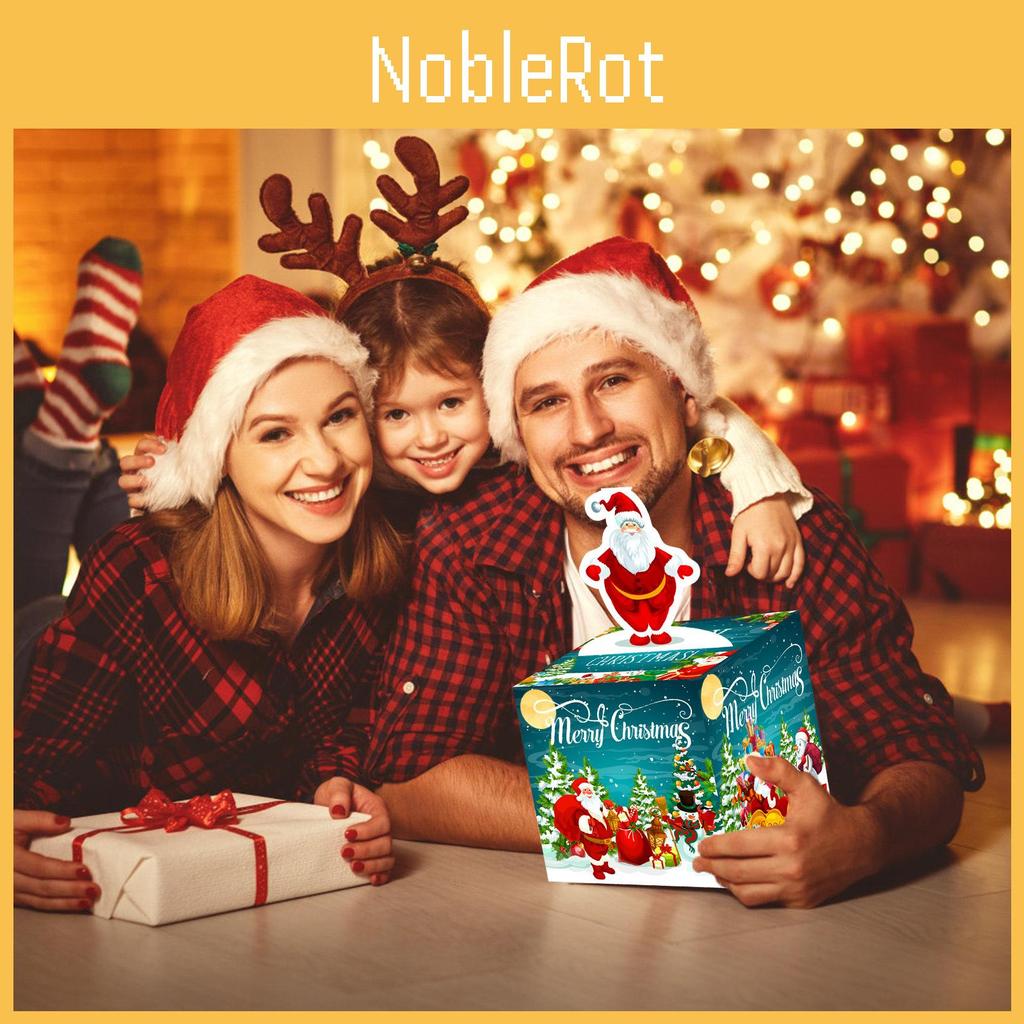 Christmas Box Gift With Blue Gradient Design For Party Decor And Giving Gift