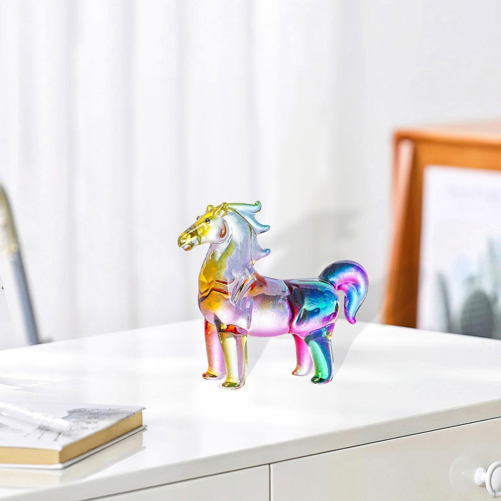 

Collectible Horse Figurine, Decorative Table Ornament, Creative for Home Decoration, Statue Colorful