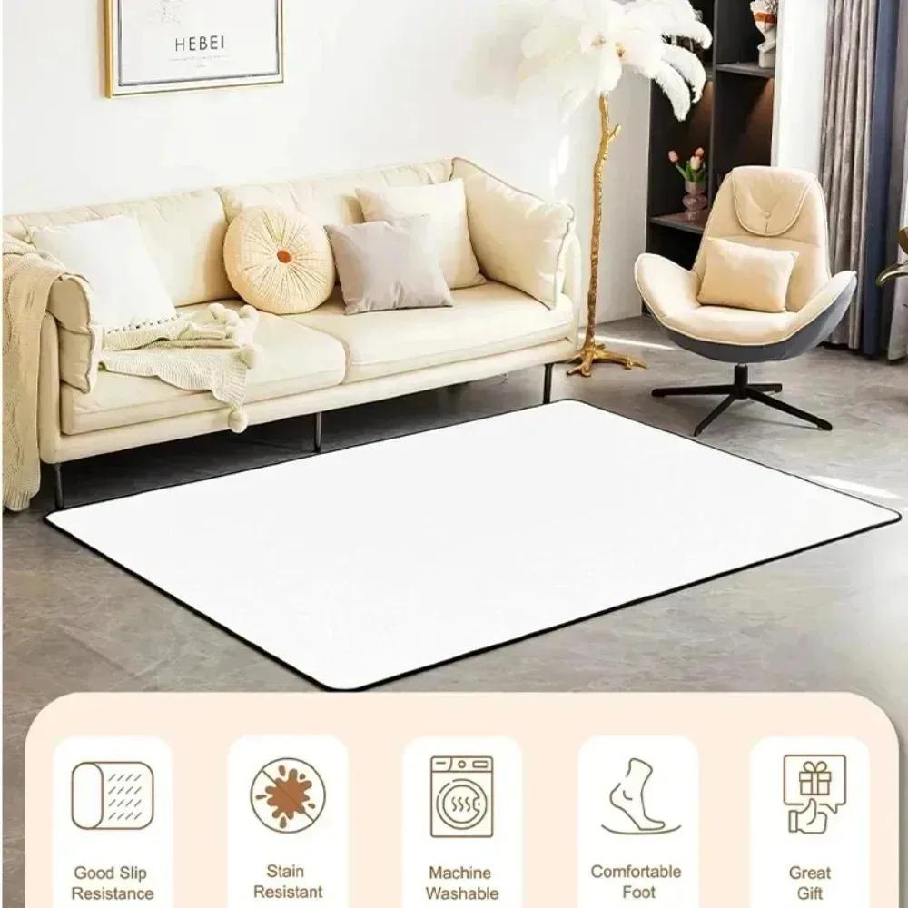 2D Cool Tiger Print Area Rug Wild Animal Pattern Carpet Non-Slip Washable Floor Mat for Living Room Bedroom Man Cave Home Decor