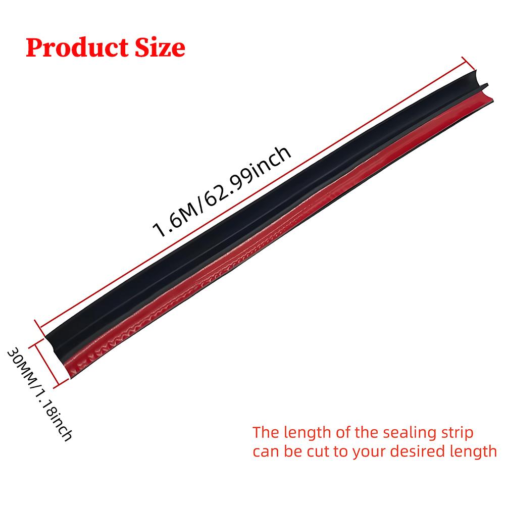 Car Roof Flow Seal Strip Hard Top Rubber Seal for Jeep Wrangler JK JL 2007-2025 Waterproof Dustproof Reduce Noise Sun-Resistant