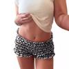 Women's Shorts, Casual Plaid Shorts, Fashionable Ruffle-edged Sexy Low-rise Shorts