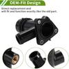 Thermostat Housing for BMW 340i/340i XDrive 2012-2019, for BMW 540i/540i XDrive 2017-2022, for BMW X3 X4 440i 740i Engine Coolant Thermostat Replace
