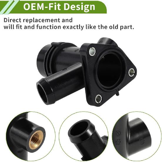 Thermostat Housing for BMW 340i/340i XDrive 2012-2019, for BMW 540i/540i XDrive 2017-2022, for BMW X3 X4 440i 740i Engine Coolant Thermostat Replace