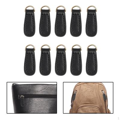 10x Zipper Pull Tabs Köpfe Zip Anhänger für Koffer Kleidung Zubehör