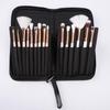 14-40 Slot Large-Capacity Foldable Makeup Brush Bag – Black