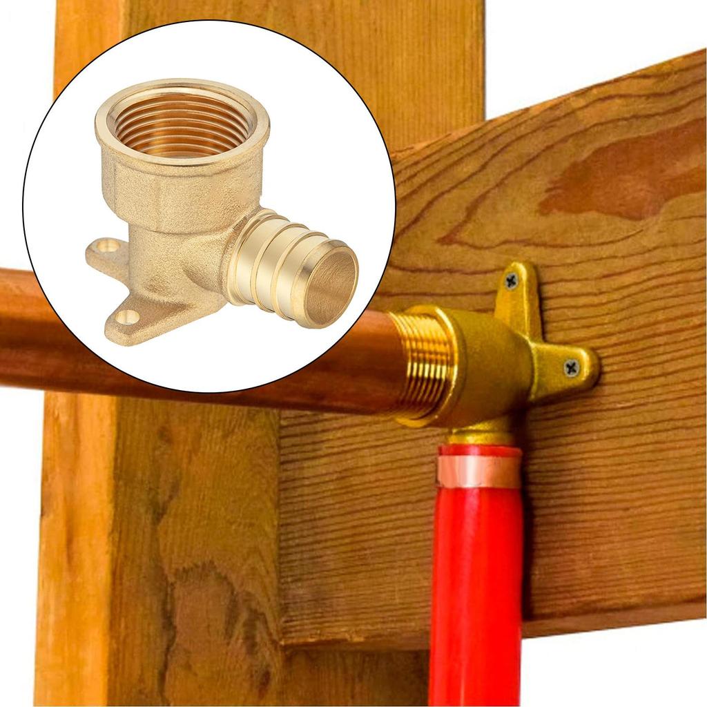 Brass Pex Crimp Fittings Transition from to Threaded Shower Head Fitting