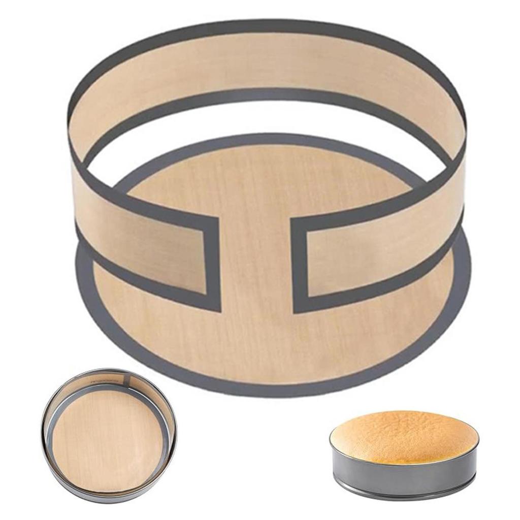 Silikonové pečicí vložky Opakovaně použitelné pekáče Nepřilnavá podložka Horkovzdušná fritéza Pečicí podložky Žáruvzdorná grilovací mísa na dort, pizzu, pečivo, sušenky, chléb