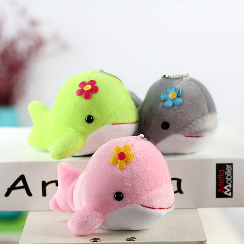 Toy Animal Doll Backpack Pendant Bag Charm Whale Plush Doll Keychain Keyring Whale Plush Pendant