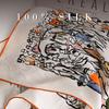 [Flower dill fireworks pattern] Spring new mulberry silk square scarf simple fashion light luxury heavy women's 16 silk scarf